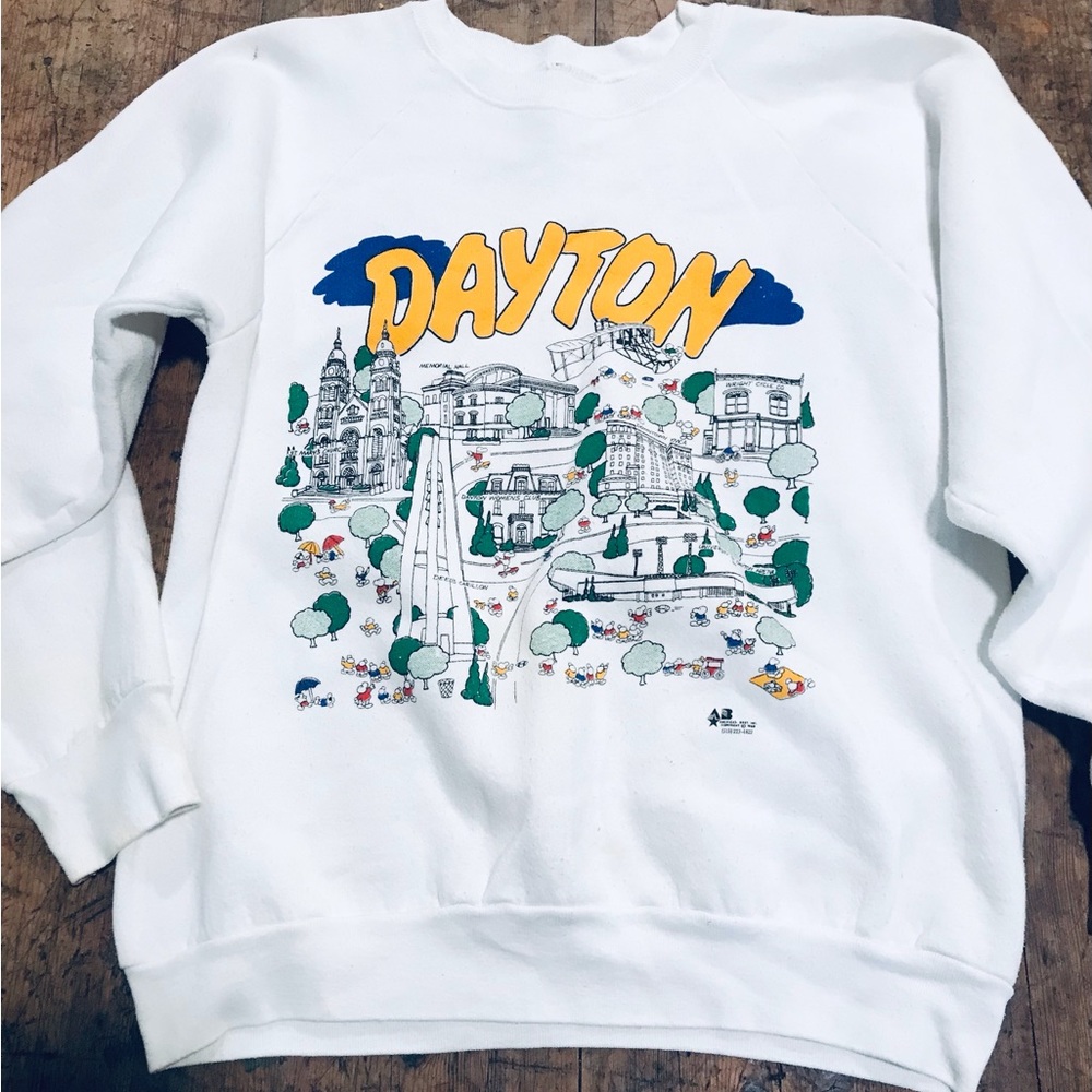 Vintage Dayton Ohio sweater size large